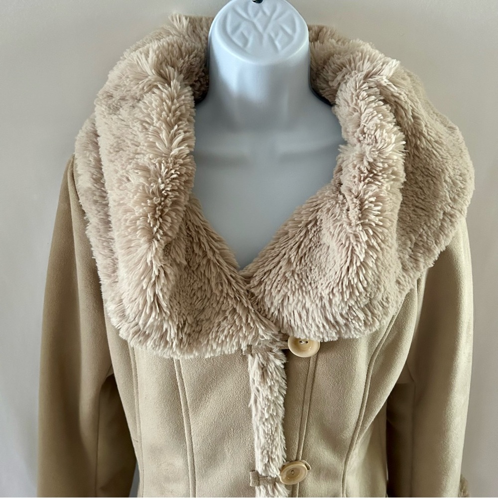 Jones New York Faux Suede Jacket Size S